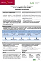 ZuVeKo Poster, vorgestellt bei der Tagung "Zukunft der Pflege- und Therapieberufe gemeinsam gestalten", Forschungsverbünde PUG/KeGL (7.10.2015)